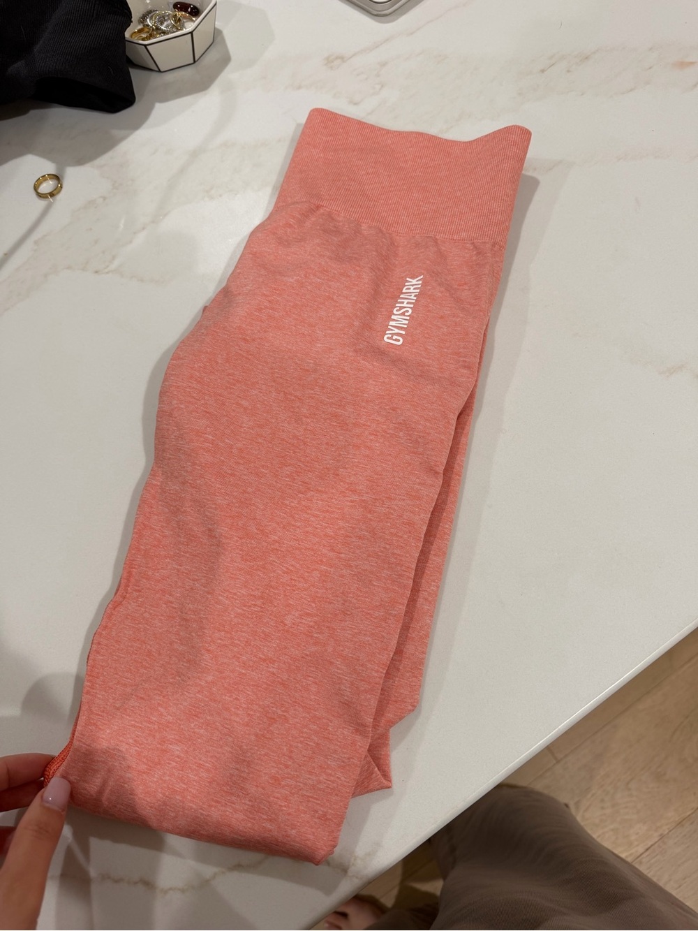 Gymshark Coral-Blend Seamless Leggings